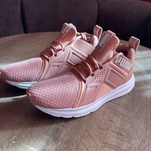 Pink Puma Tennis Shoes Size 9